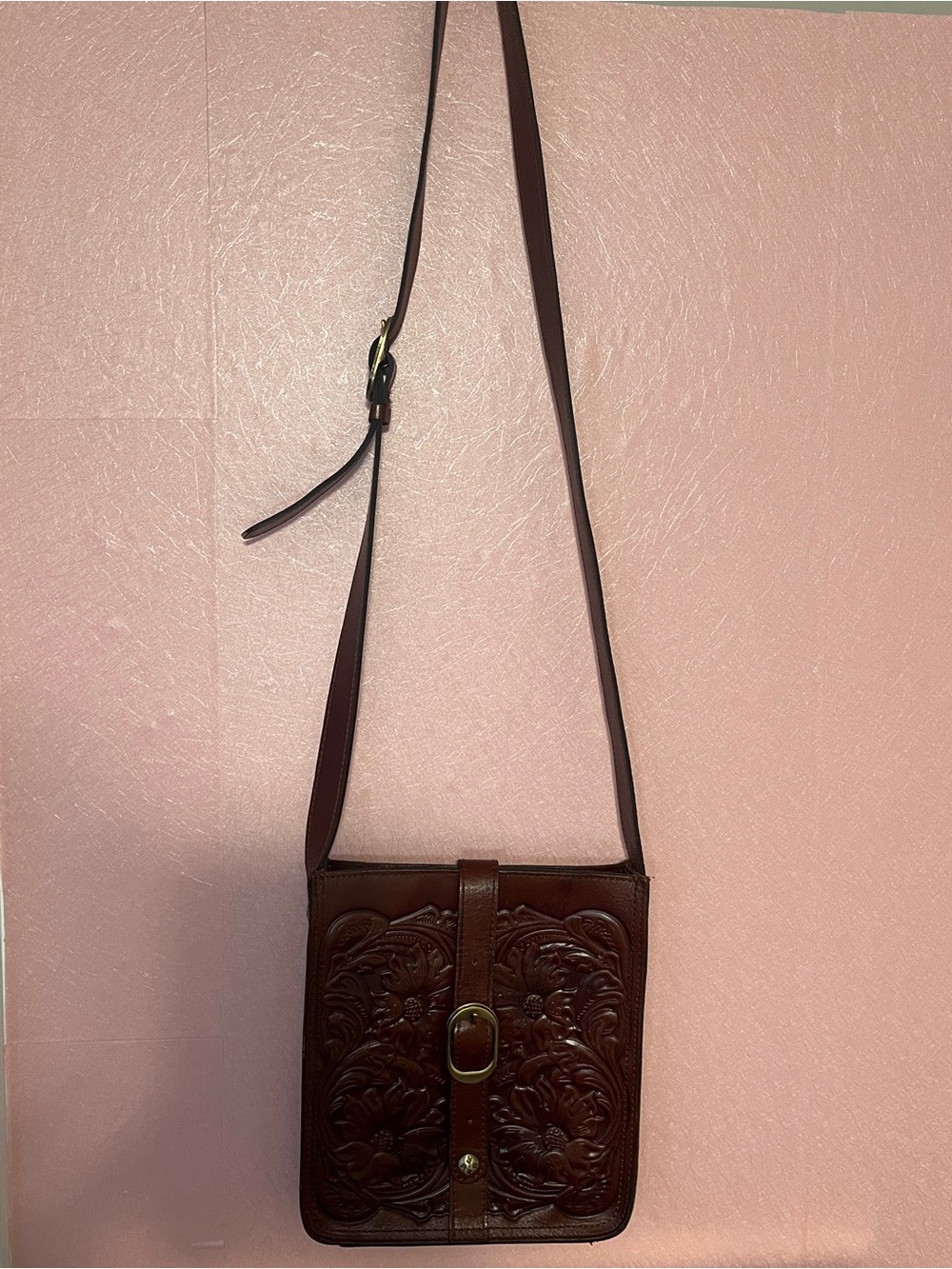 Patricia Nash Leather Crossbody Bag - see photos for callouts - Picture 7 of 9